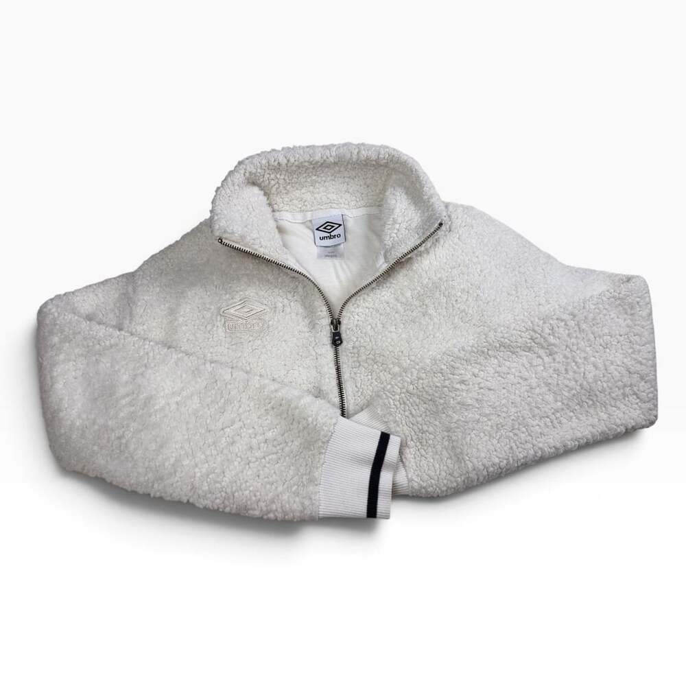 Umbro Teddy Sherpa Fleece Zip Up Jacket XS
